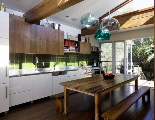 Plywood kitchen